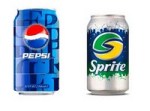 Pepsi and Sprite cans