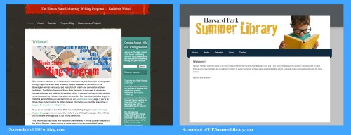 Screenshots of websites referenced above
